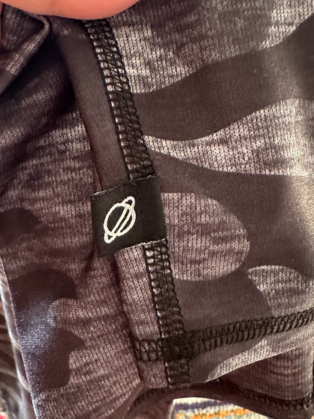 Terez Black & Gray Camo Leggings M - Picture 6 of 8
